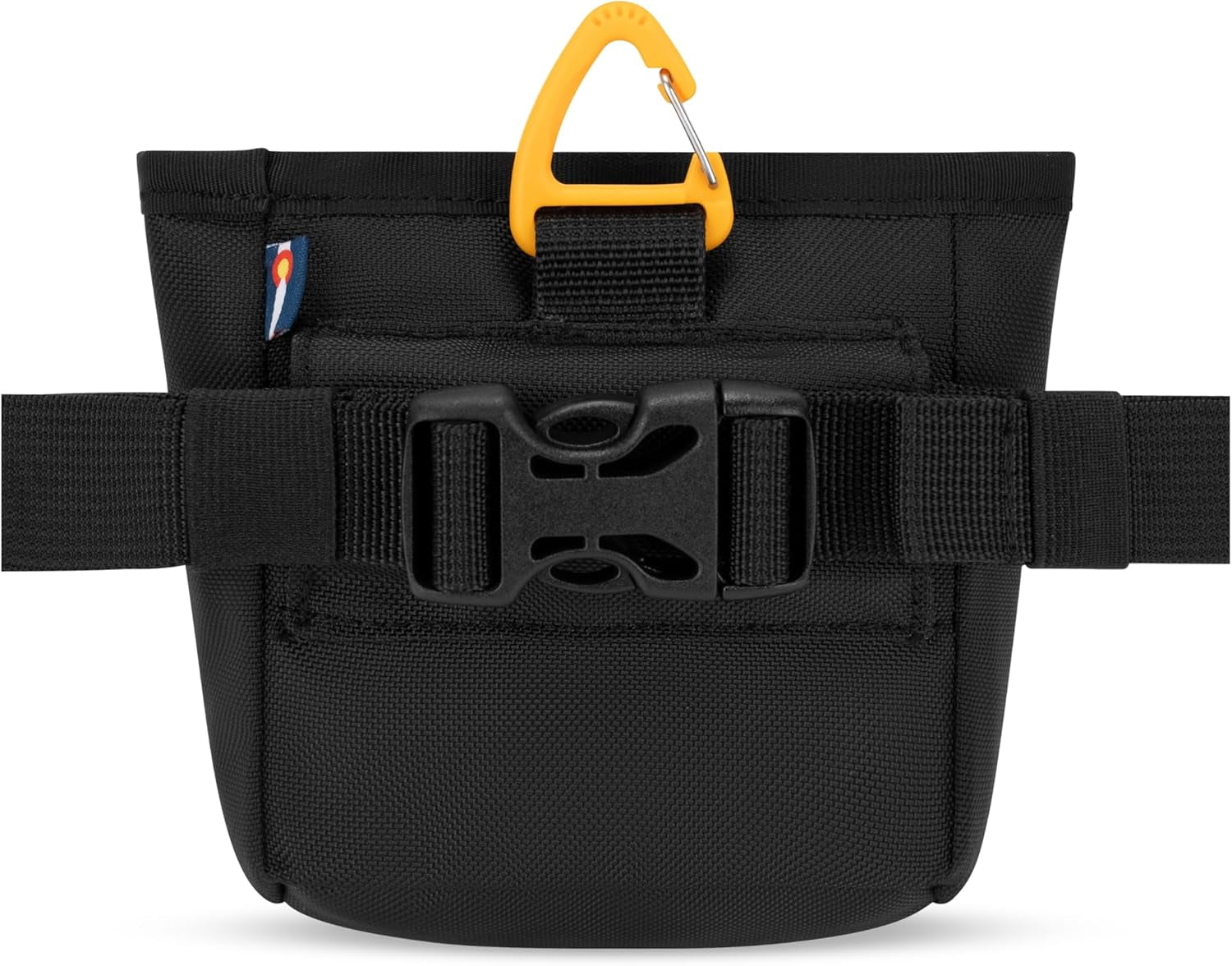 , Goodie Treat Bag, Dog Treat Training Pouch | Magnetic Closure | 3 Ways to Wear | Hands-Free Waist Belt | Water-Resistant Recycled Vegan Fabric (Raven S'25)