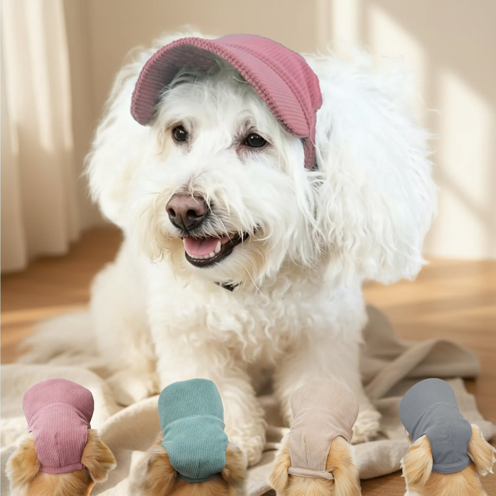 Velvet Pet Baseball Hat, Outdoor UV Protection, Suitable for Small Medium Large Pets
