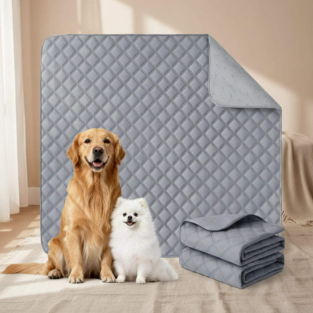 Reusable Washable Pee Pads for Dogs Large/Extra Large 36'' X 41'' 2 Pack, Absorbent Pet Puppy Dog Training Pads Non-Slip, Waterproof Whelping Potty Pads for Dogs Leak-Proof