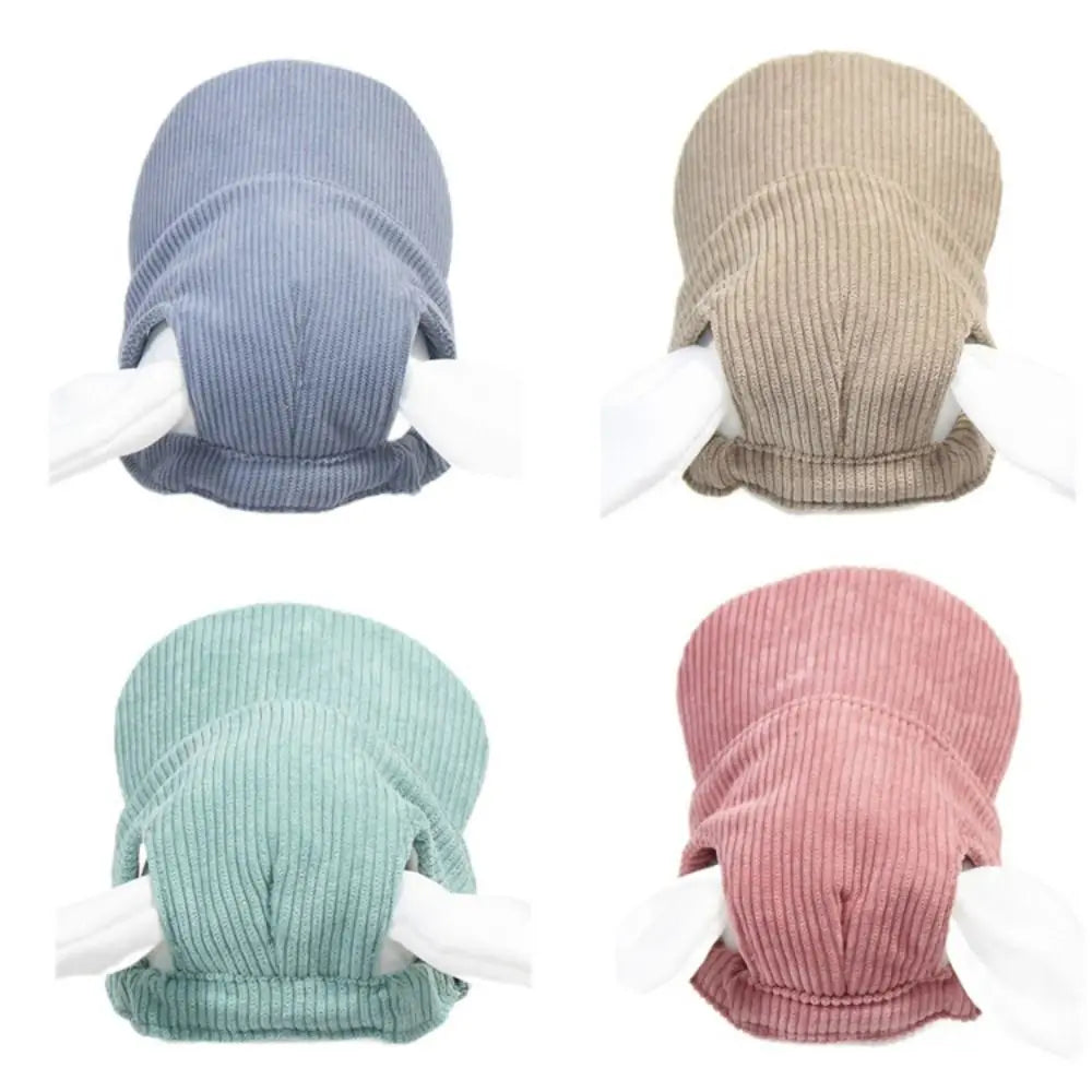 INS Adjustable Dog Baseball Cap Breathable Soft Dog Parent-Child Hat with Ear Holes Pet Sun Hat Hiking