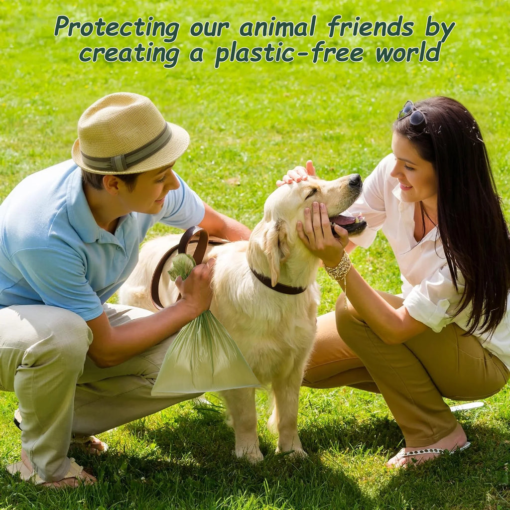 Dog Poop Bags,300 Counts 20 Dog Poop Bags Rolls Biodegradable Trash Bags Scented Leak Proof and Thicken Earth-Friendly Pet Poop Bag