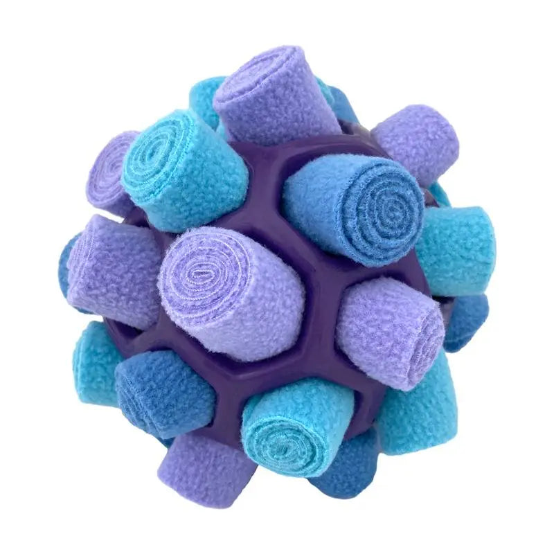 Dog Snuffle Ball Toy, Food-Dispensing Interactive Training Ball for Dogs