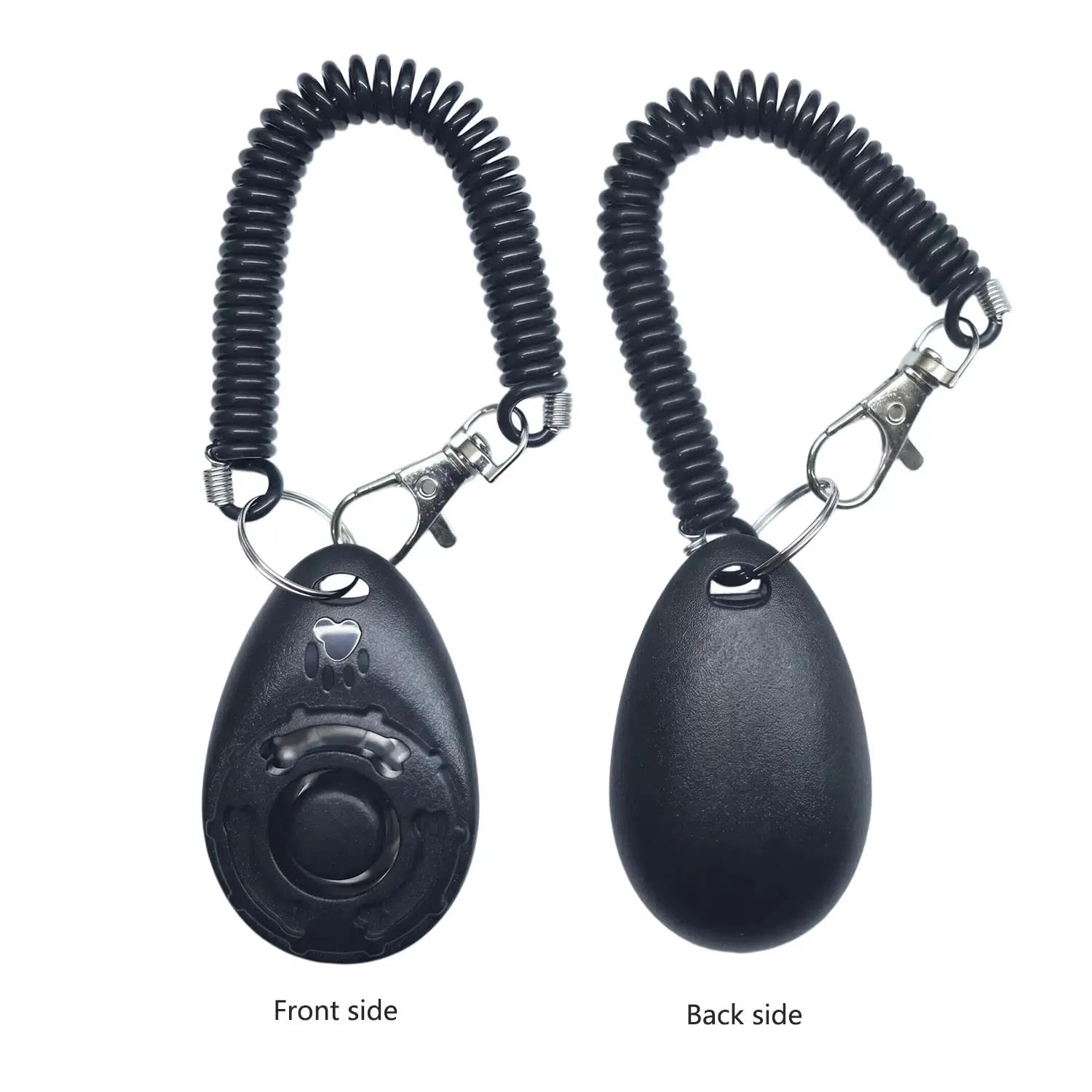 Dog Training Clicker with Elastic Wrist Strap, Portable Pet Training Clicker for Outdoor Use, Easy to Carry Dog Clicker for Positive Reinforcement Training, Training Aid, Puppy Training Tools