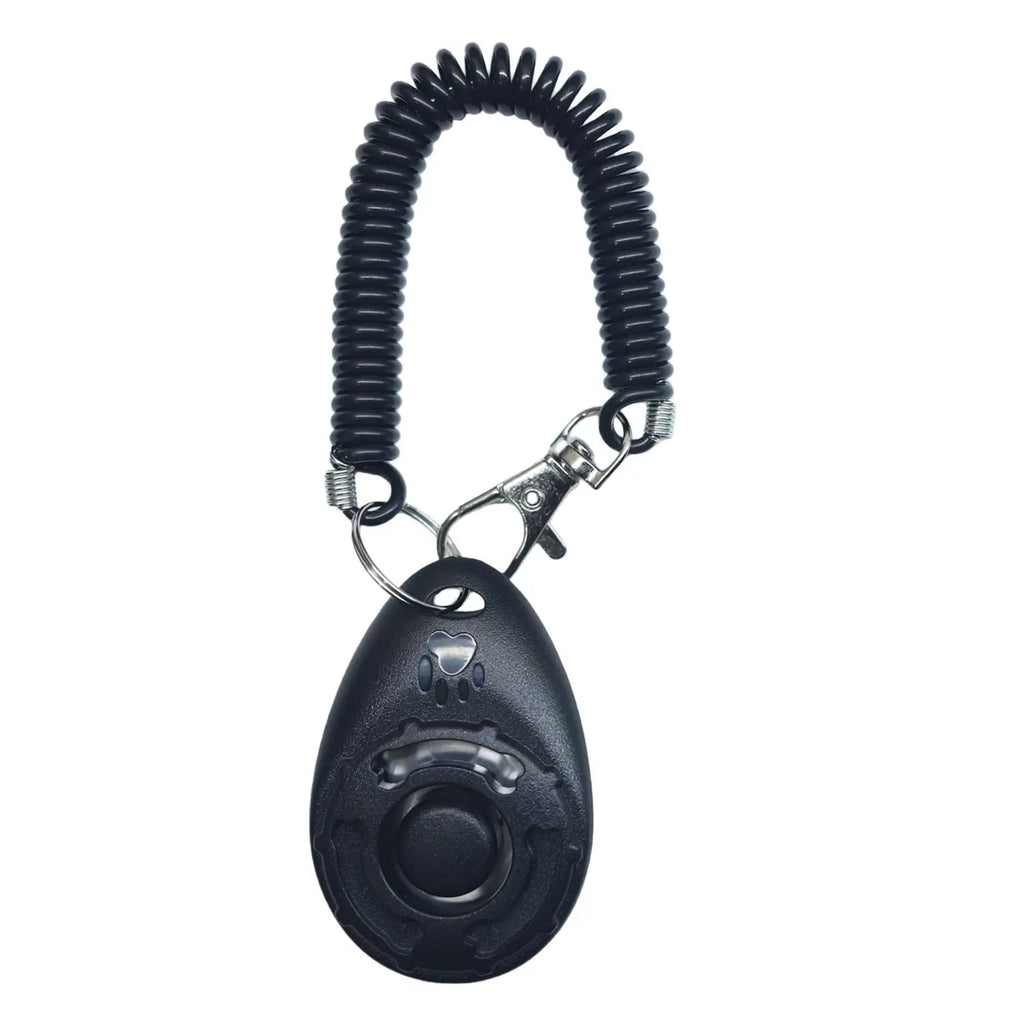 Dog Training Clicker with Elastic Wrist Strap, Portable Pet Training Clicker for Outdoor Use, Easy to Carry Dog Clicker for Positive Reinforcement Training, Training Aid, Puppy Training Tools