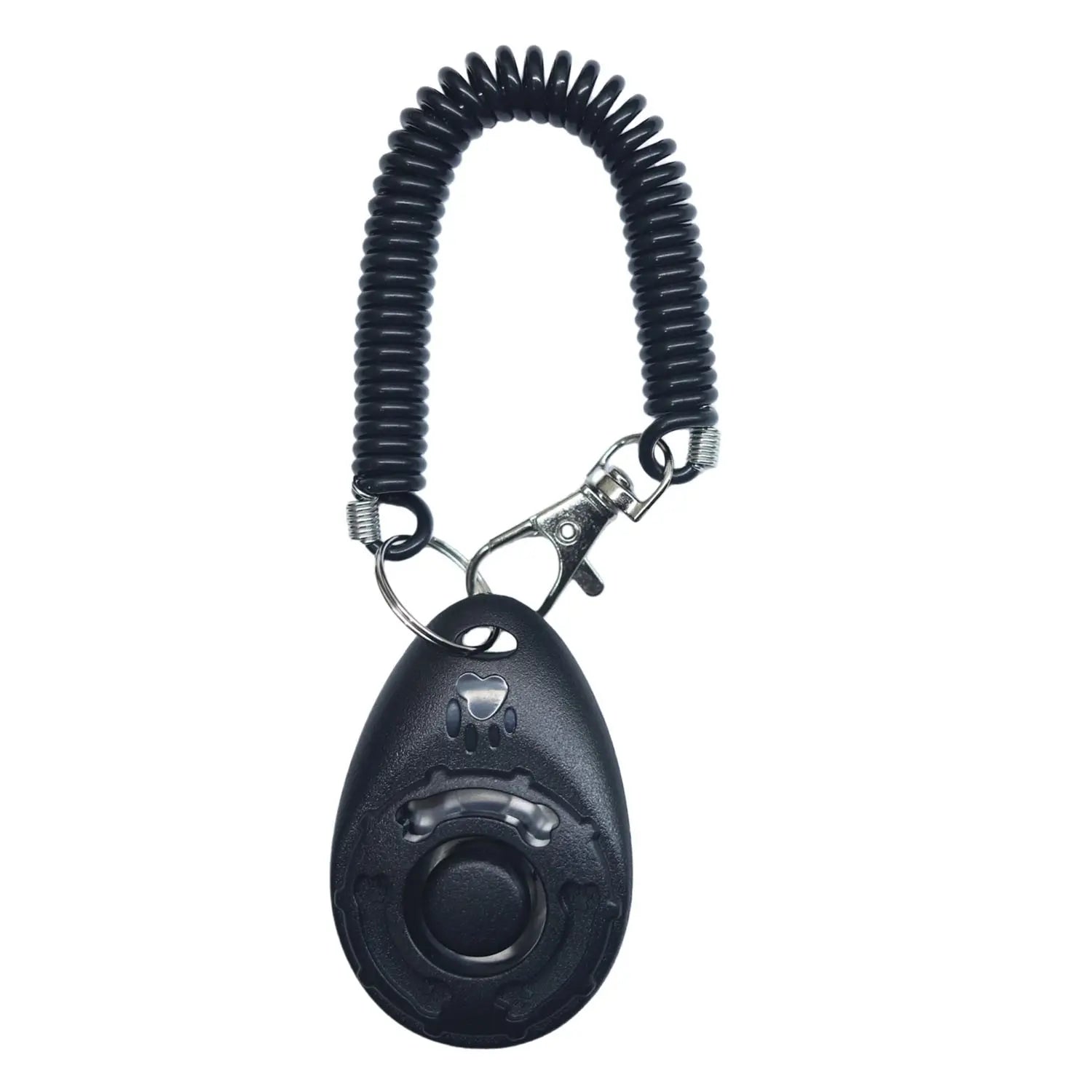 Dog Training Clicker with Elastic Wrist Strap, Portable Pet Training Clicker for Outdoor Use, Easy to Carry Dog Clicker for Positive Reinforcement Training, Training Aid, Puppy Training Tools