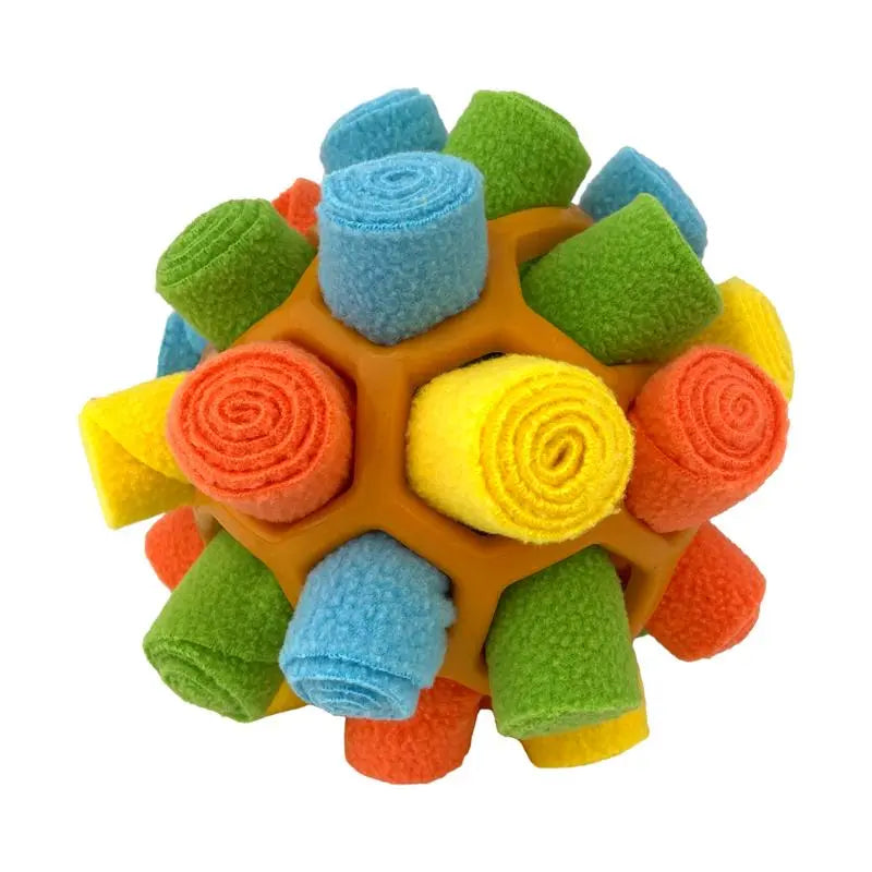 Dog Snuffle Ball Toy, Food-Dispensing Interactive Training Ball for Dogs