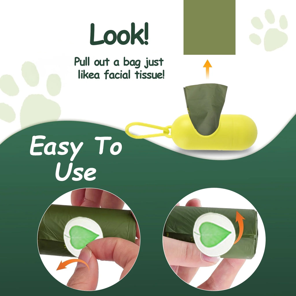 Dog Poop Bags,300 Counts 20 Dog Poop Bags Rolls Biodegradable Trash Bags Scented Leak Proof and Thicken Earth-Friendly Pet Poop Bag