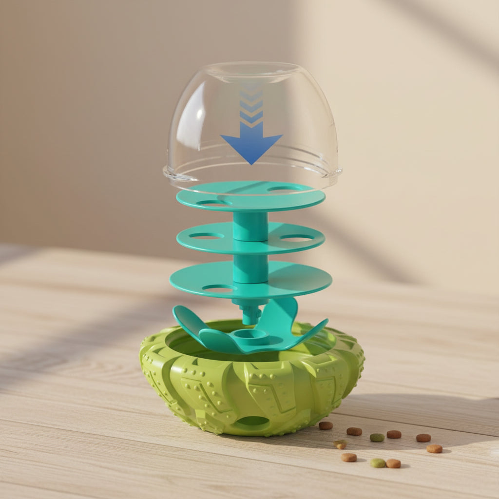 Interactive Dog Puzzle Toy for Smart, Dog Enrichment Toys to Keep Them Busy, Cognitive Dogs Toy to Stimulate Their Brain, Dog'S Treat Dispensing Toys with Slow Feeder, Durable and Easy to Clean
