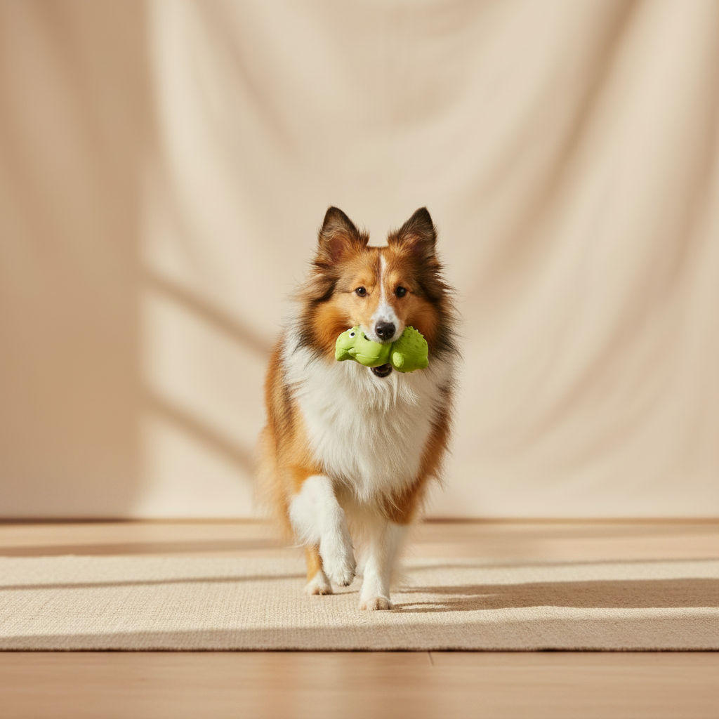 Rubber Squeak & Chew Toy