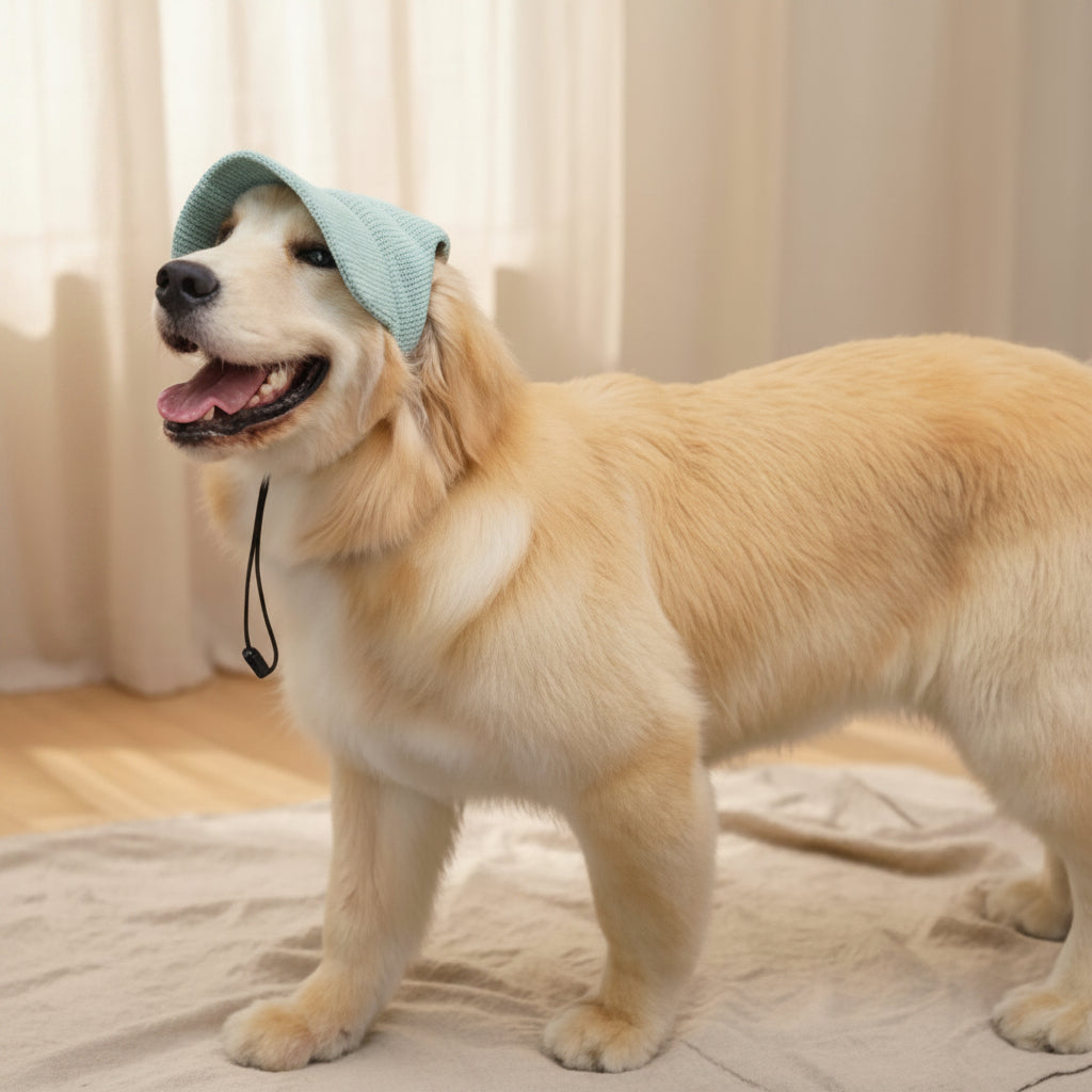 Velvet Pet Baseball Hat, Outdoor UV Protection, Suitable for Small Medium Large Pets