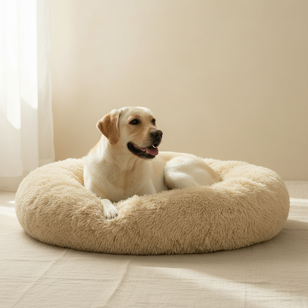 Washable Donut Calming Bed