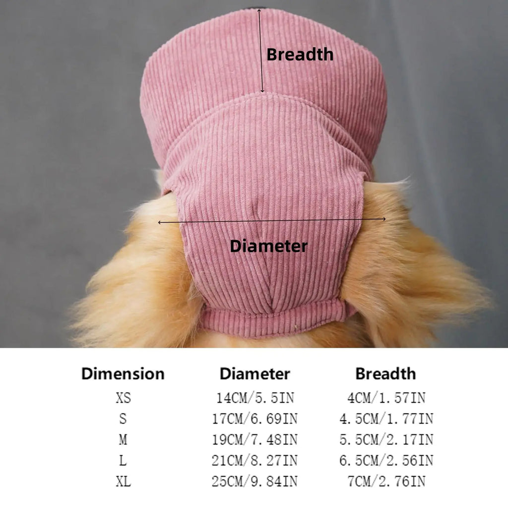 Velvet Pet Baseball Hat, Outdoor UV Protection, Suitable for Small Medium Large Pets