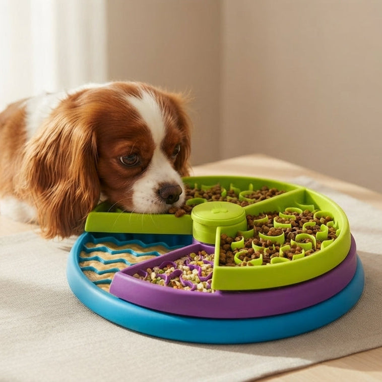 3-Level Puzzle Feeder Bowl