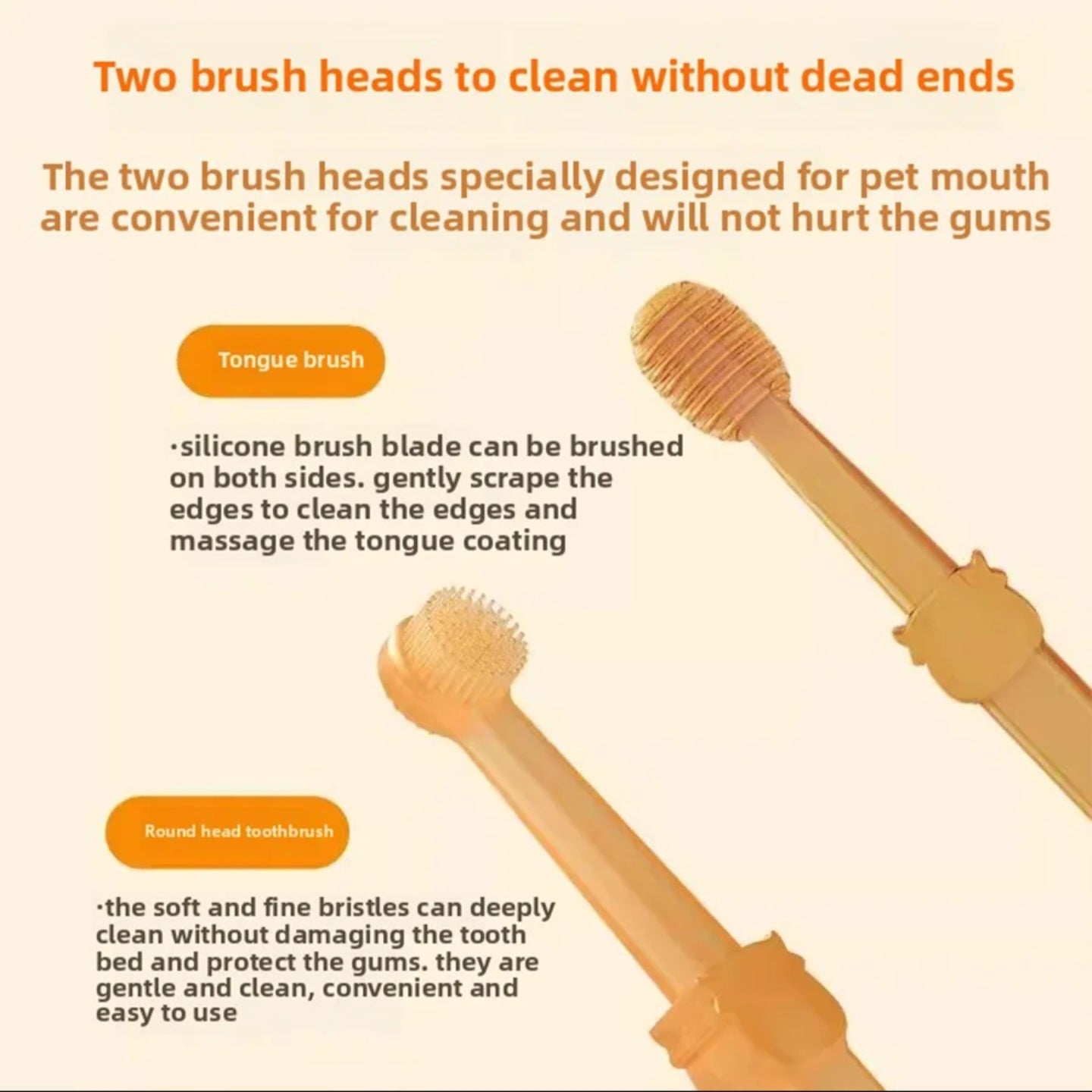 Silicone Toothbrush Duo